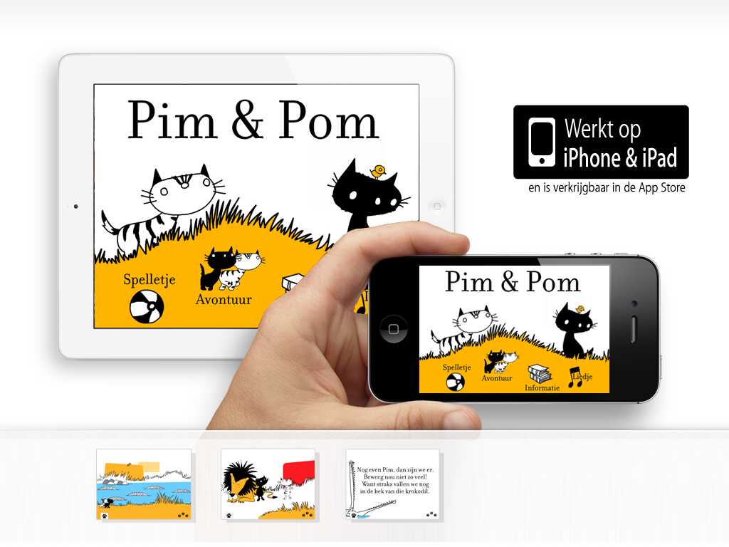 Pim en Pom in de App Store